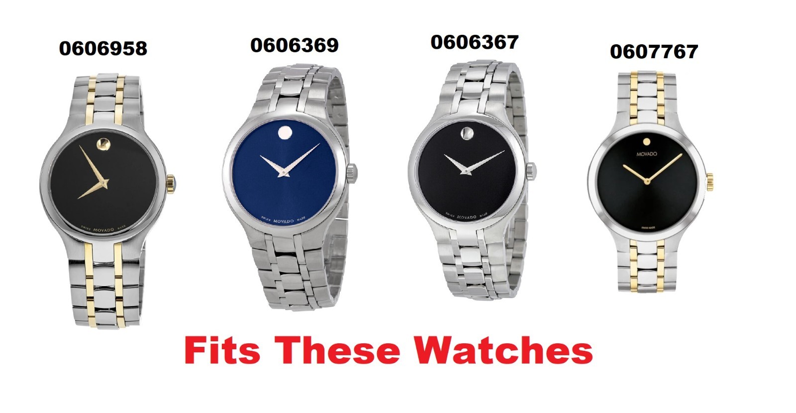Movado Museum Aero Mens Watch Clasp 0606367 Replacement