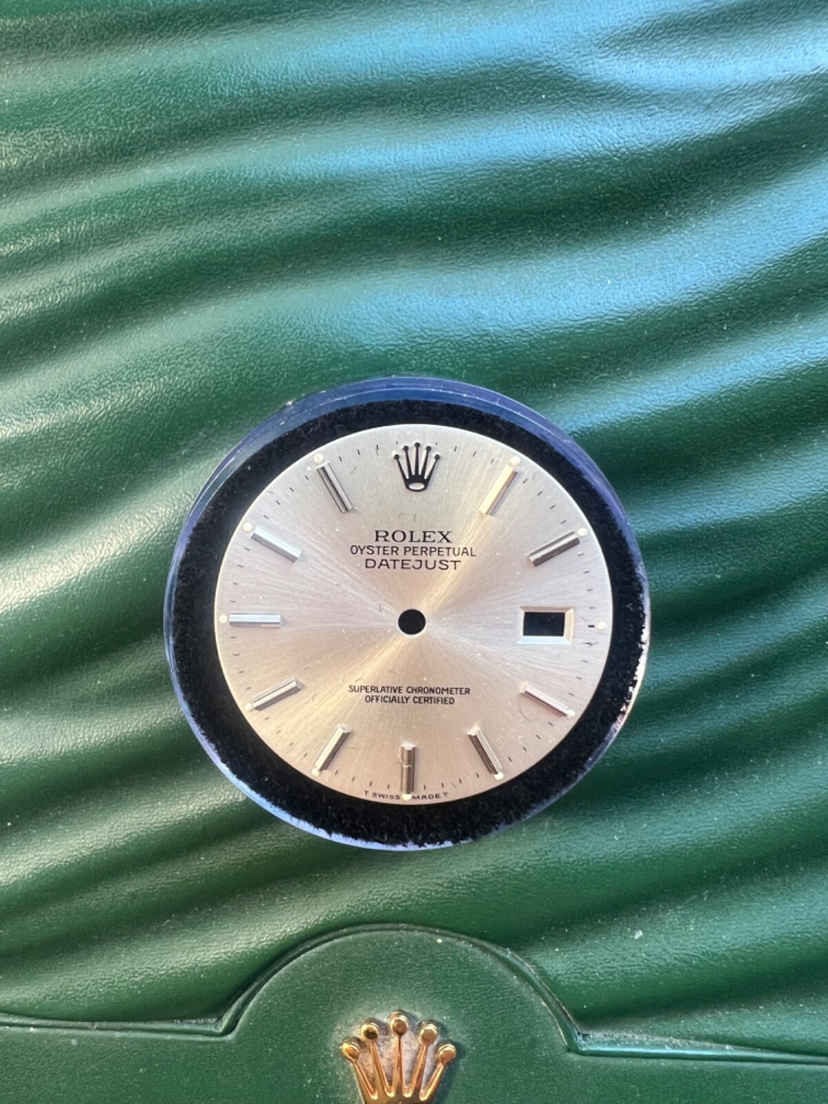Rolex Datejust 36mm Men’s Light Grey Dial Silver Stick Jubilee Ref: 16014 16220