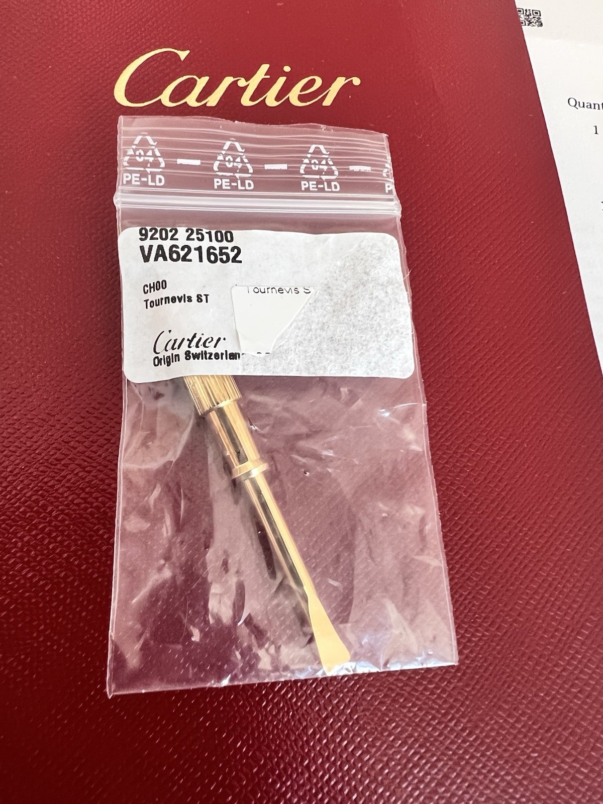 Cartier jewelry NEW Screwdriver VA62152-CH00 LOVE BRACELET YELLOW GOLD TONE FRA