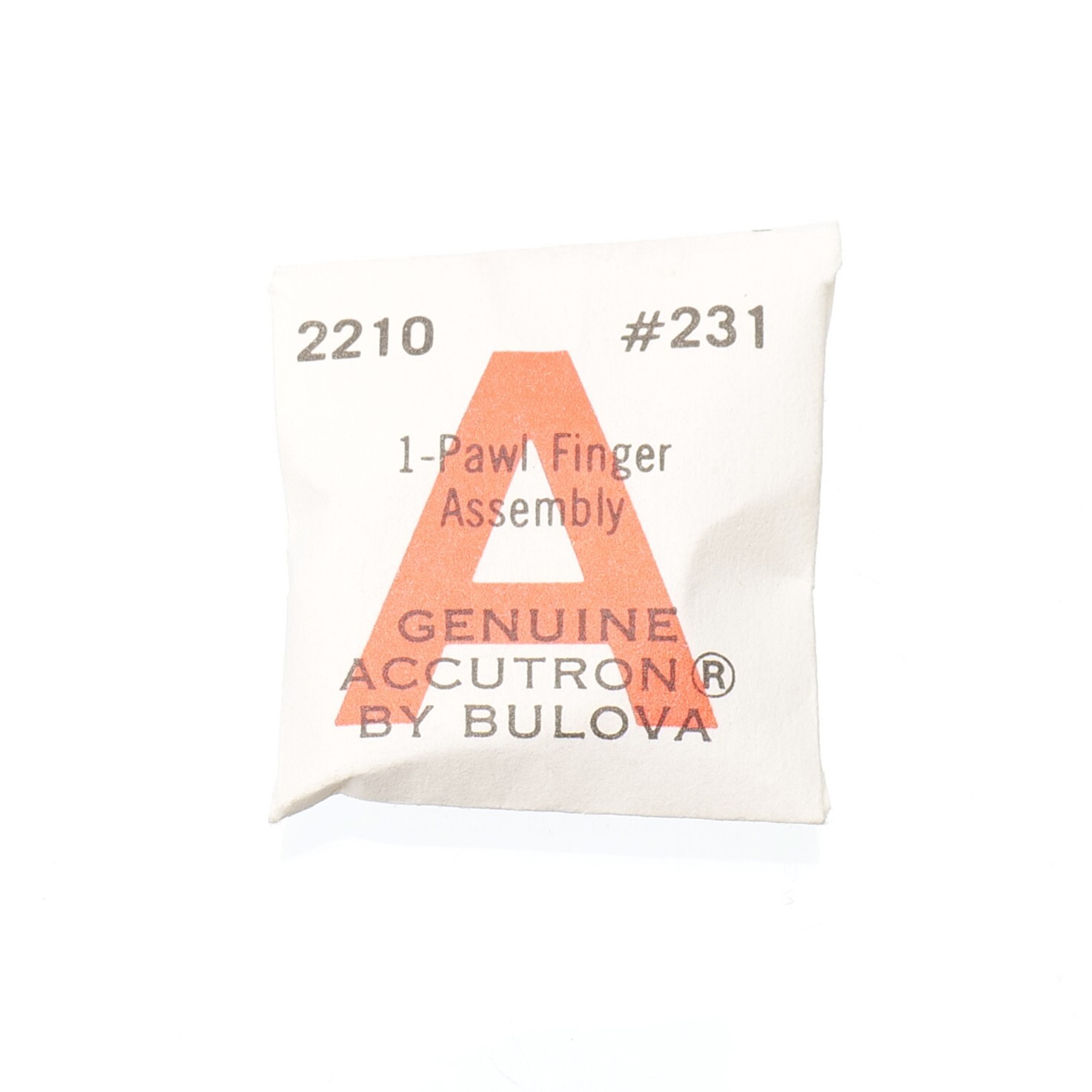 Genuine Accutron By Bulova 2210 Part #231 Pawl Finger Assembly NOS (C5D6)