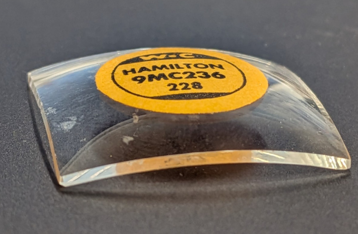 NOS W-C Watch Craft Mineral Glass Domed Crystal – Hamilton 9MC236 23.6 x 22.8MM