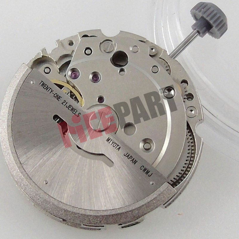 New edition 21 jewels miyota 8215 black window automatic mechanical movement