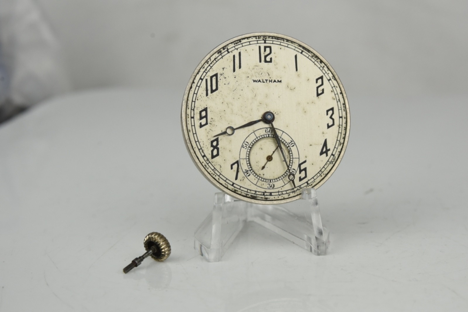 12s 17j Waltham Pocket Watch Grade 225 Movement Model Running