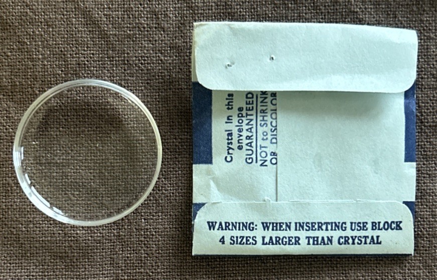 Vintage TRU-SEAL TS 25 Watch Crystal Replacement NOS Made In England