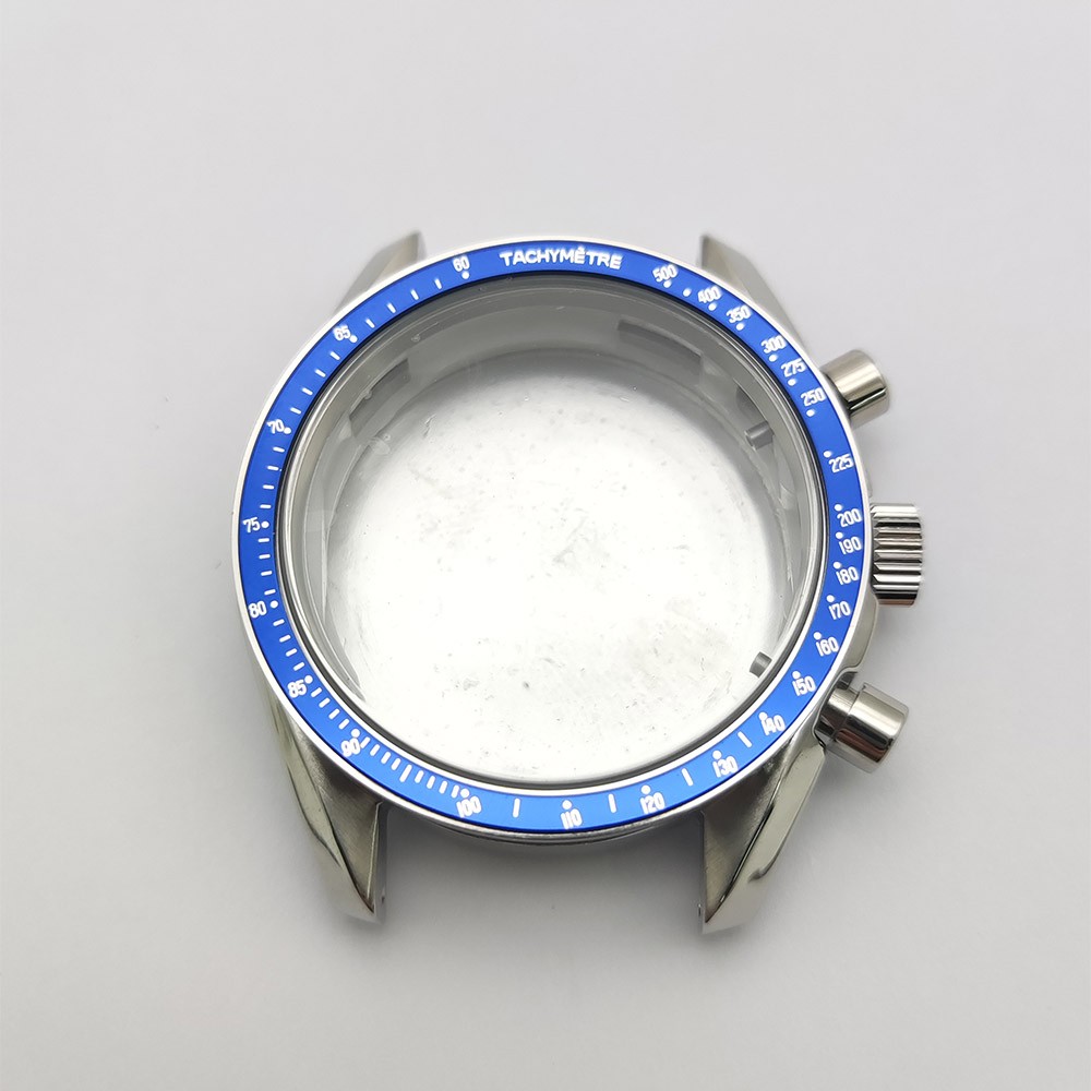 40mm Stainless steel Watch Case Set Multi-functional Timing for VK63 Movement