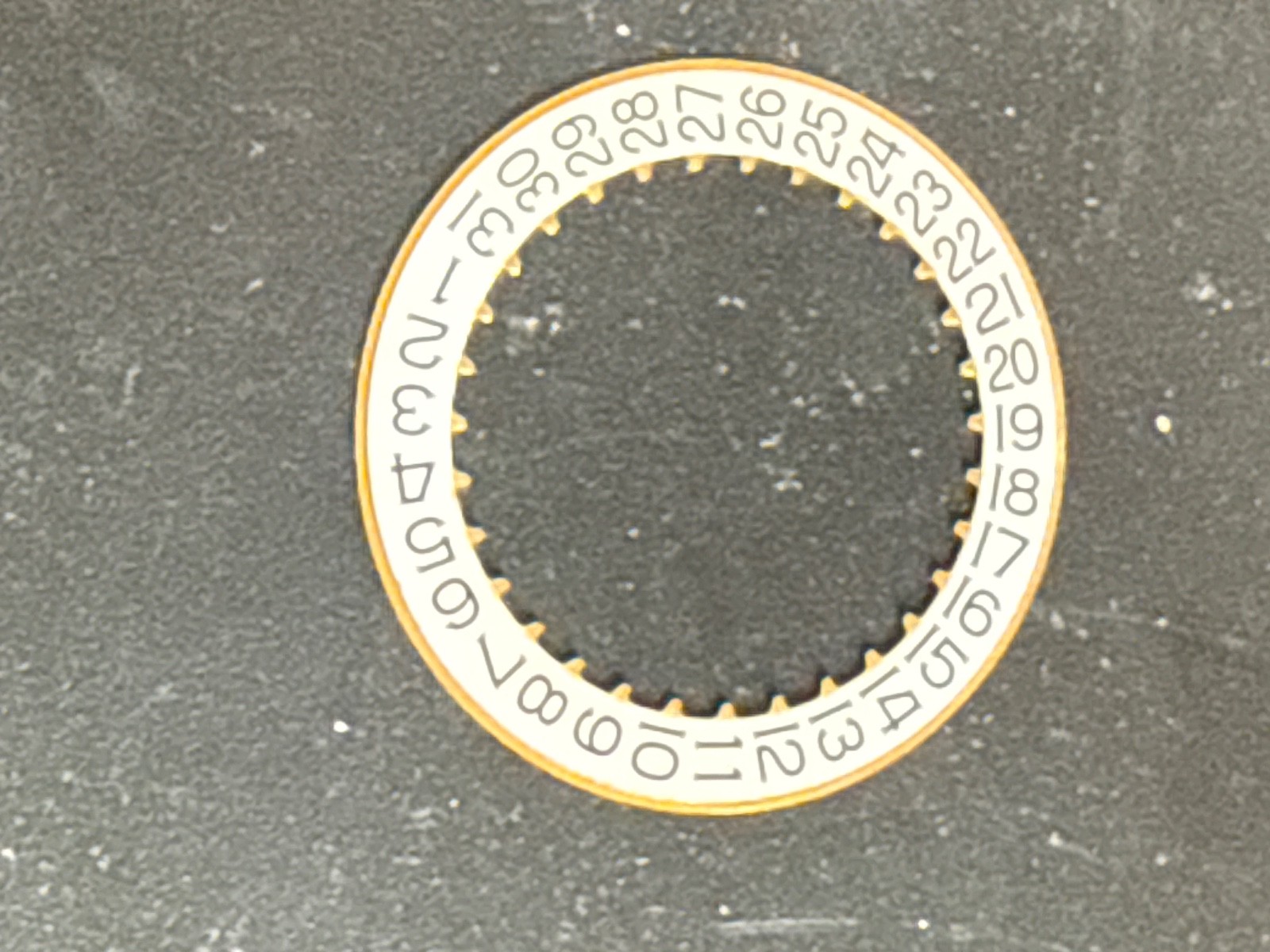 GENUINE Audemars Piguet white Calendar Date Disc for Cal 3120 3126 new condition