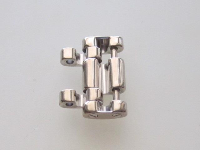 Authentic Cartier Tank Americain 18K. White Gold Extention Watch Link,13mm. New