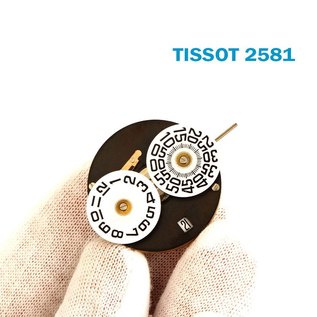 TISSOT 2581 Swiss Automatic Movement – White Date Disk .