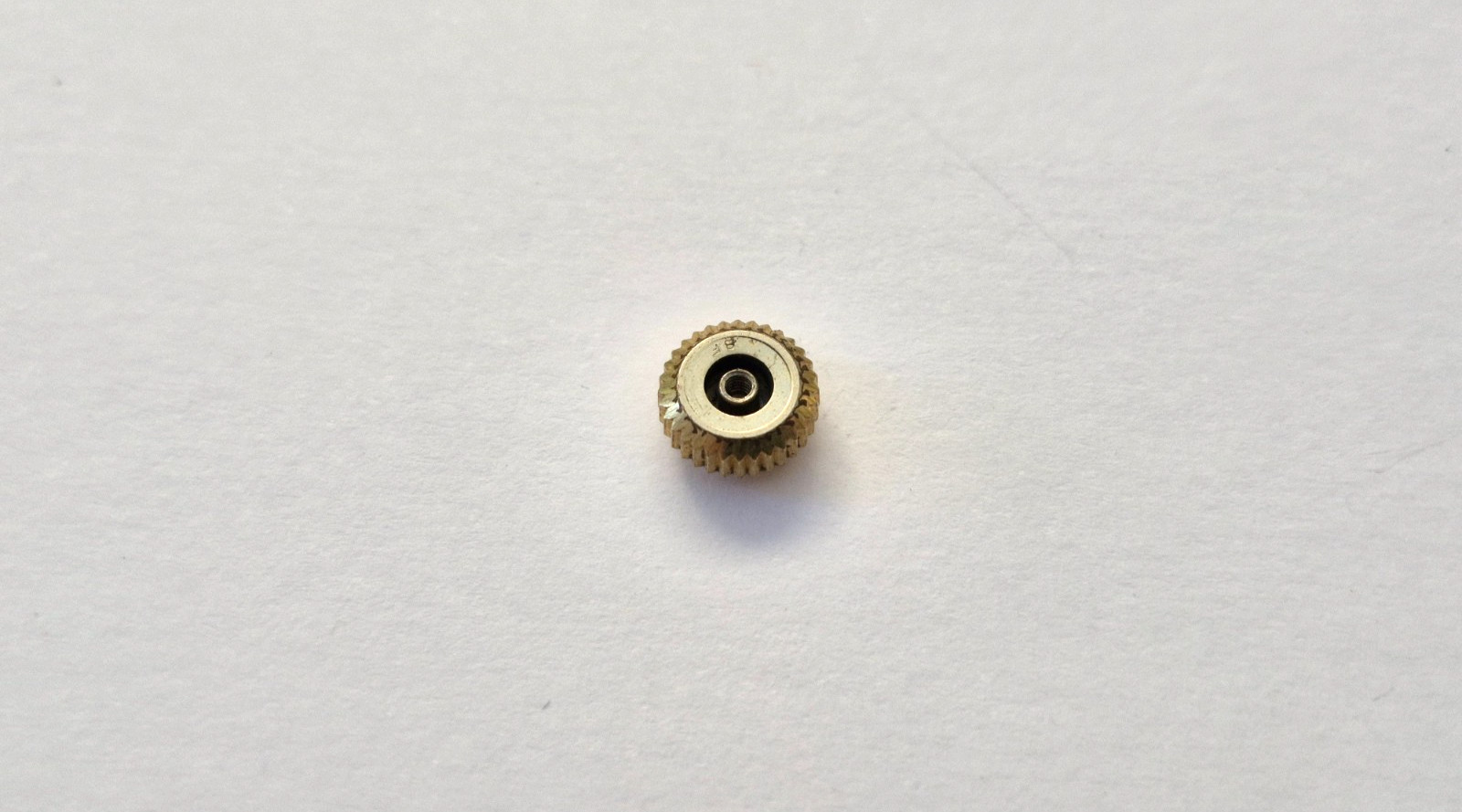 Genuine Omega 6mm x 1.6mm Tube 18ct Yellow Gold Crown – VG Condition