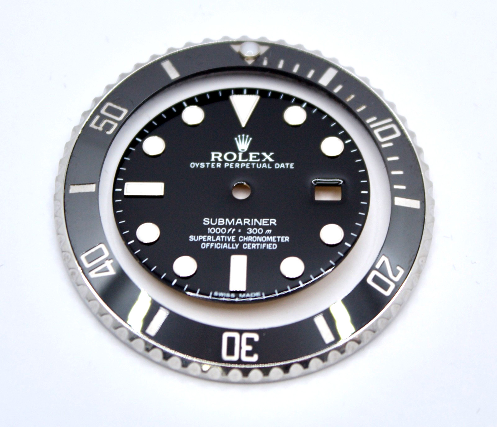 ORIGINAL Rolex Stainless Steel Black Dial & Ceramic Bezel for SubMariner 116610