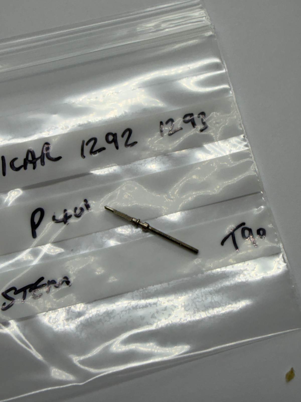 Enicar Cal 1292, 1293, Part 401 Winding Stem Tap 0.90 NOS
