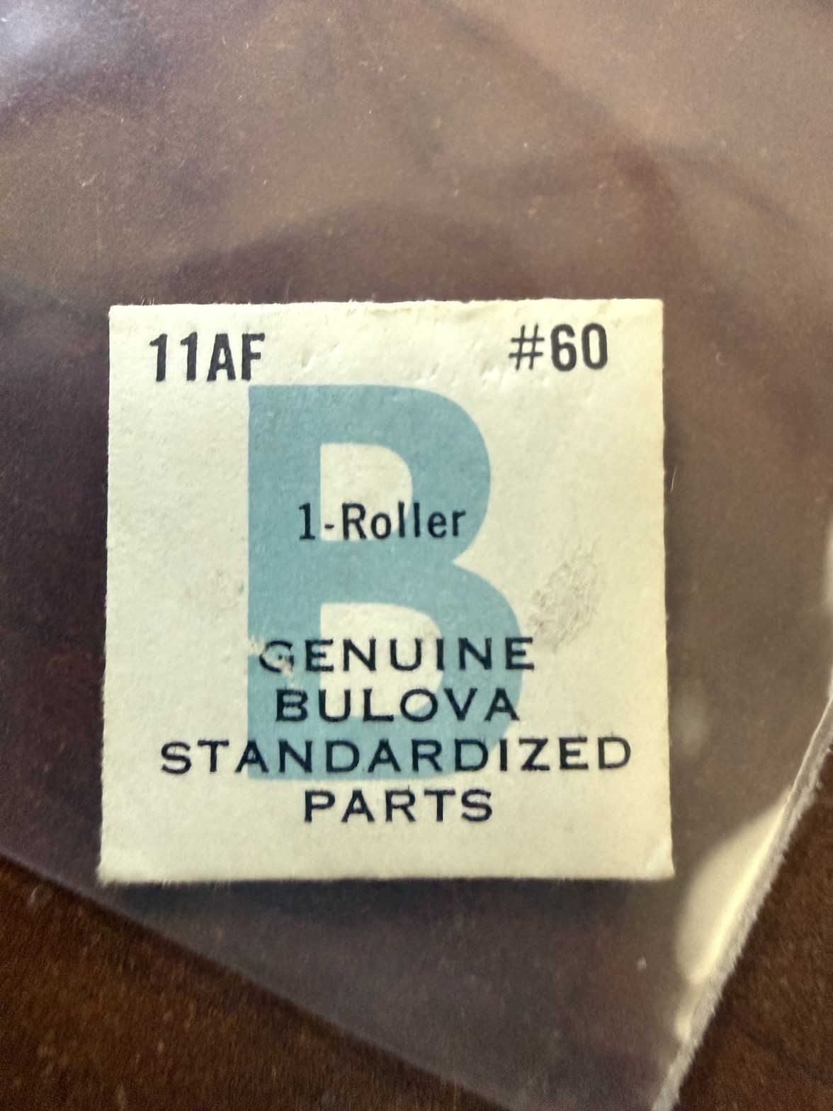 Bulova 11AF Roller #60 NOS Genuine Vintage Watch Part New Old Stock