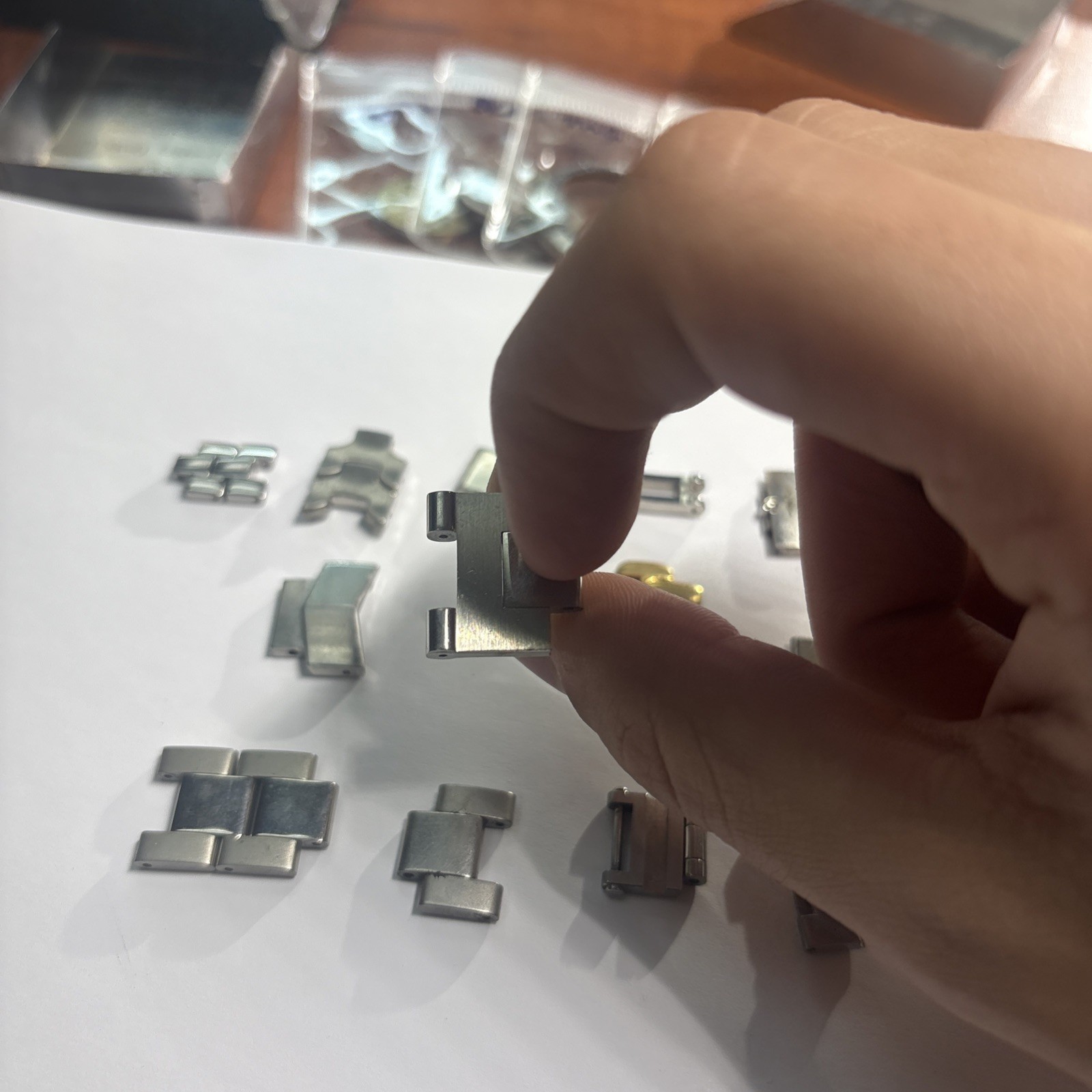 MOVADO ASSORTED LINKS (ALL AS IS)(PACKAGE DEAL)