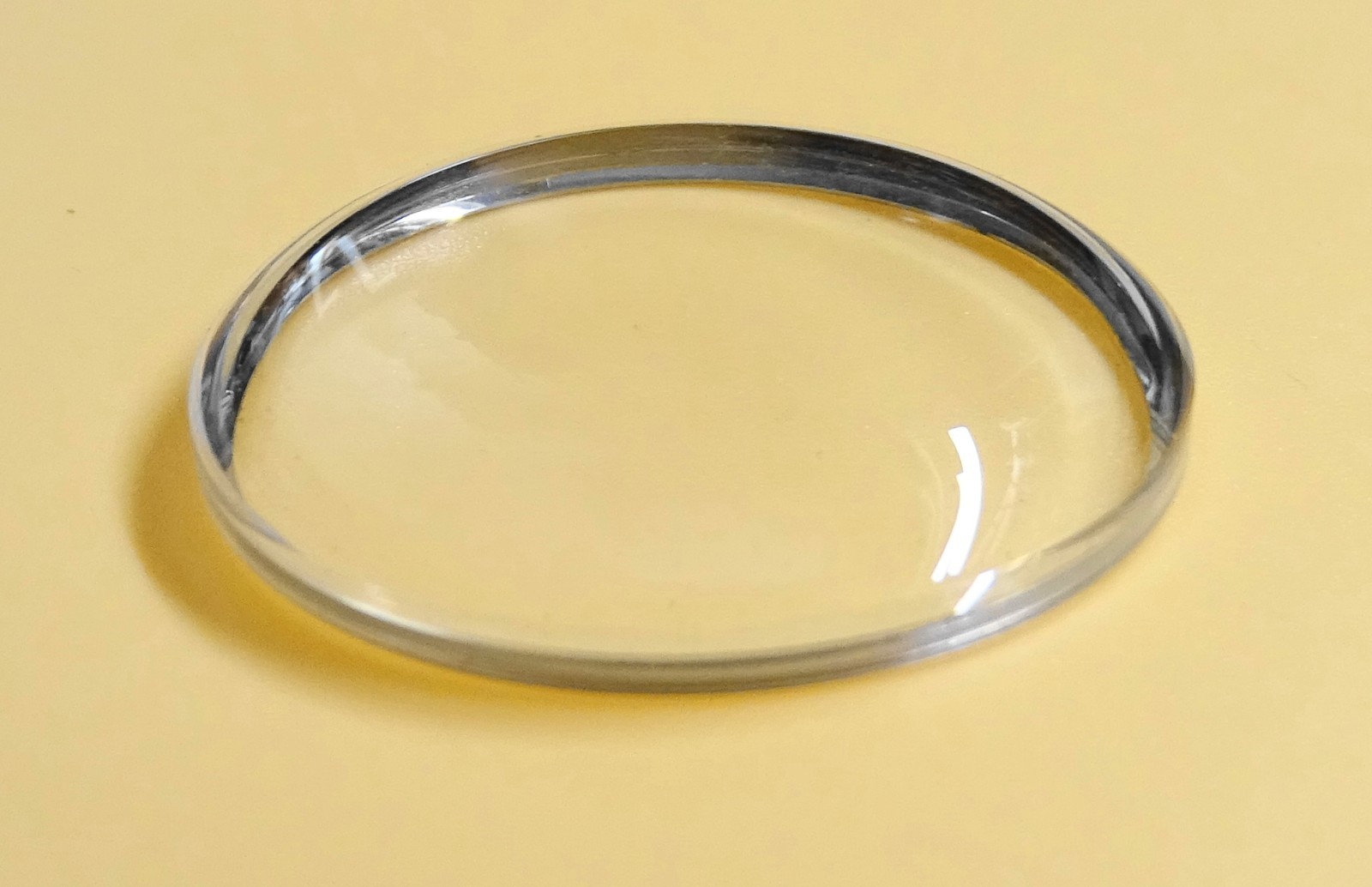 Transparent Watch Glass Ø 31.10 mm “XRS” Special Round Chrome Bezel Cat.2