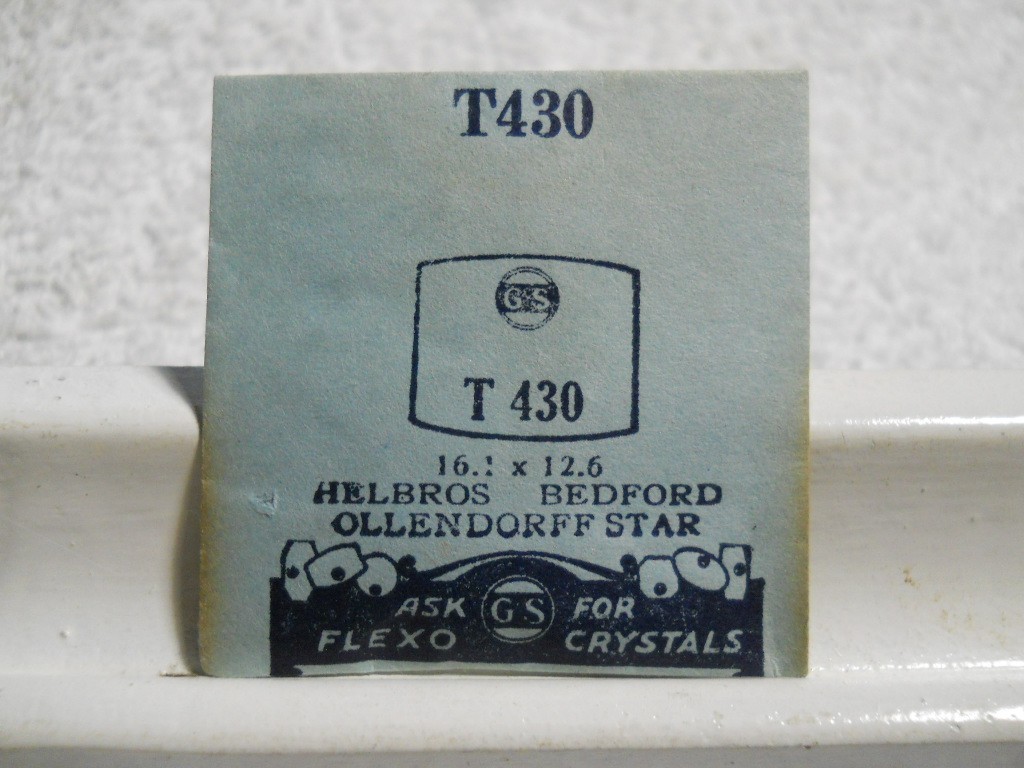 GS T430 Watch Crystal For Helbros Ollendorff – 16.1 x 12.6 mm Replacement Repair