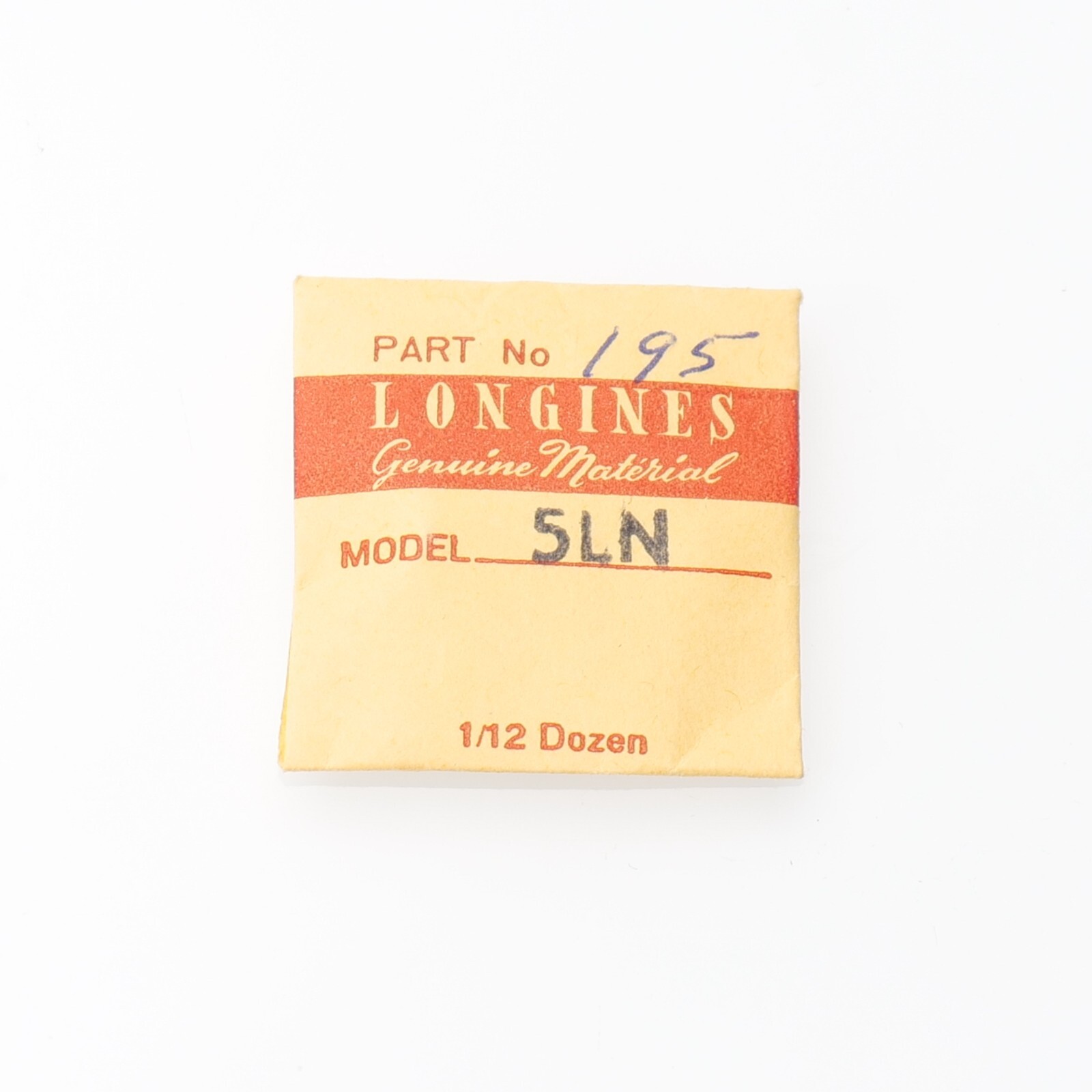 Longines 5LN Barrel Arbor Watch Part #195 Watchmakers New Old Stock (C16D2)