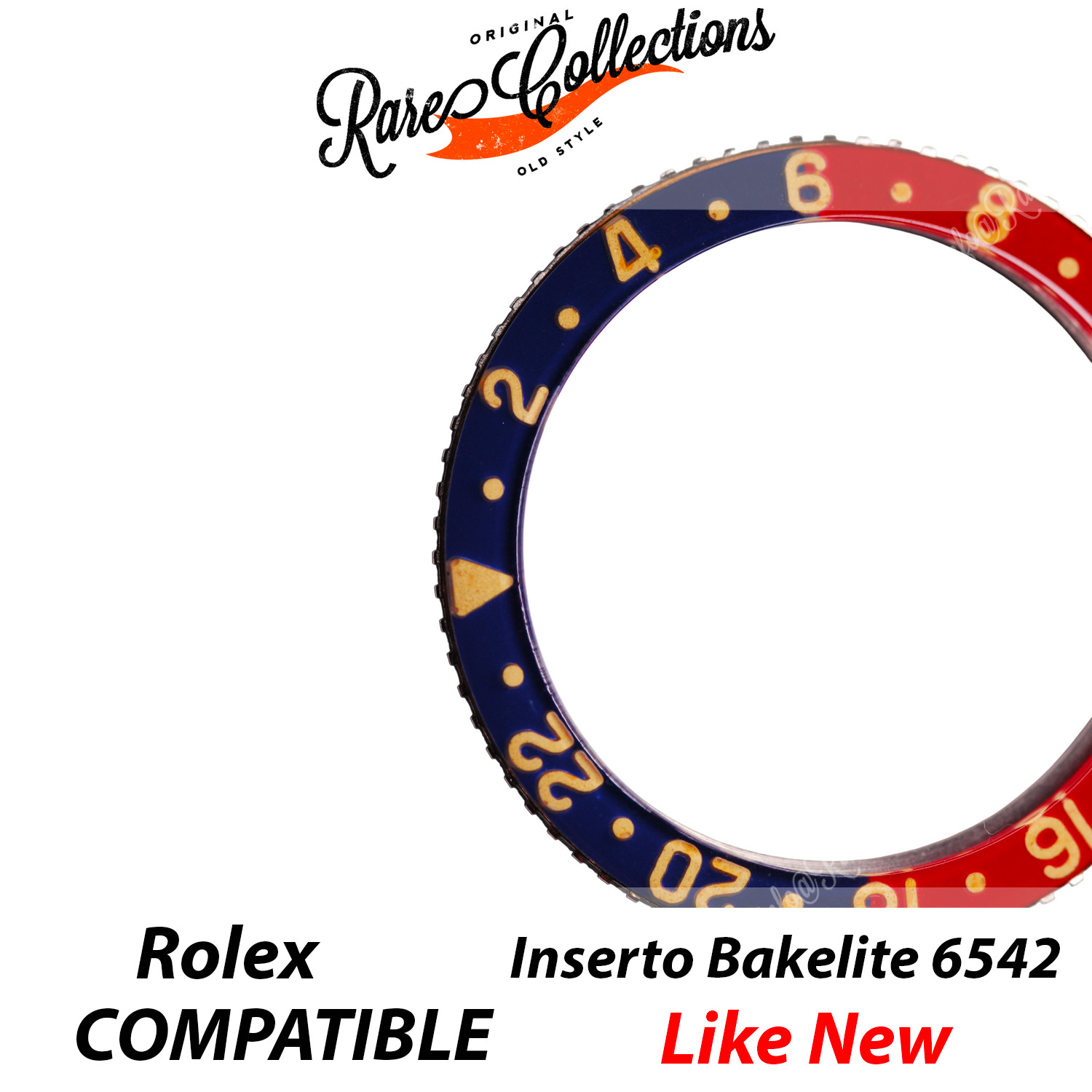 Bezel 6542 Bakelite for Rolex (cod. Inserto 6542 Completo) — Excellent Condition
