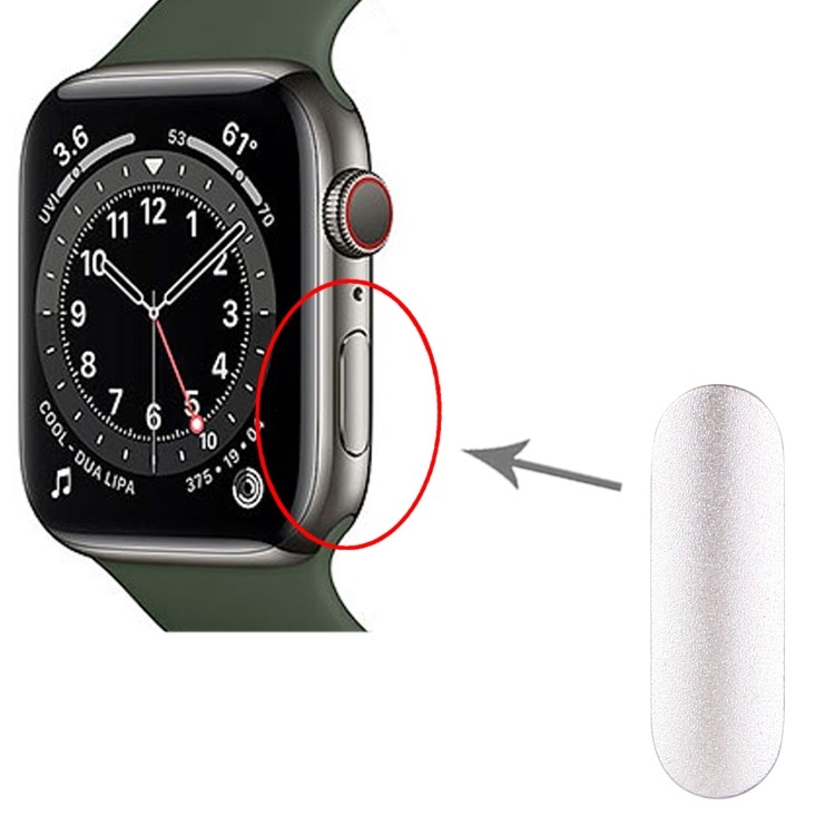 Power Button Replacement for Apple Watch Series 6 40mm & 44mm Silver Model