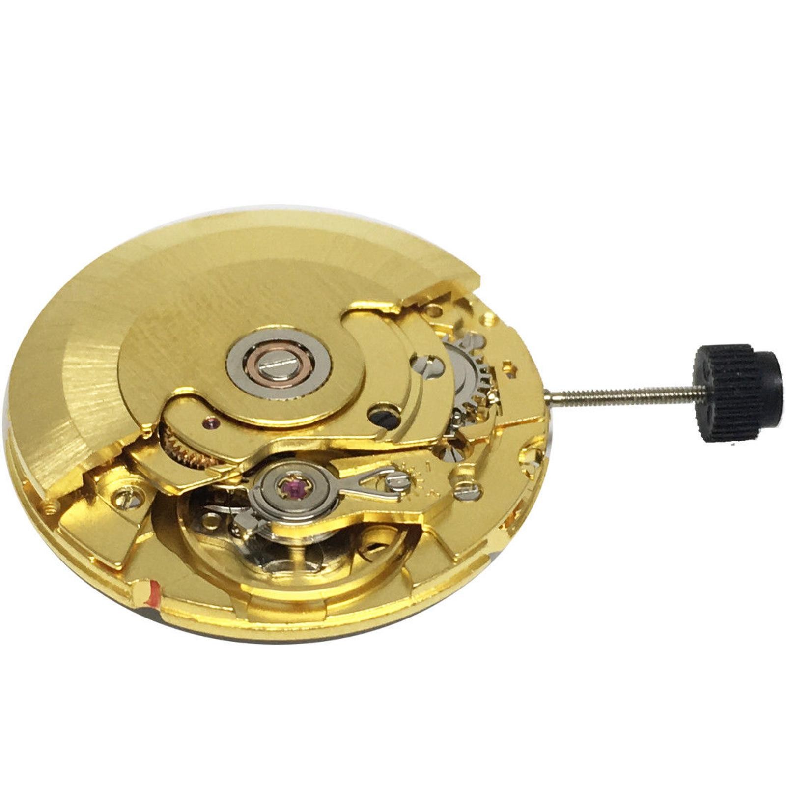 White/Gold Automatic Watch Movement Replacement Parts For ETA 2824 2824-2 ooo