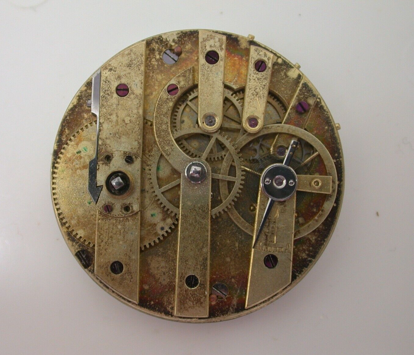 WATCHMAKERS – EARLY KEY WIND, KEY SET, 17 LIGNE POCKET WATCH – 28MR33
