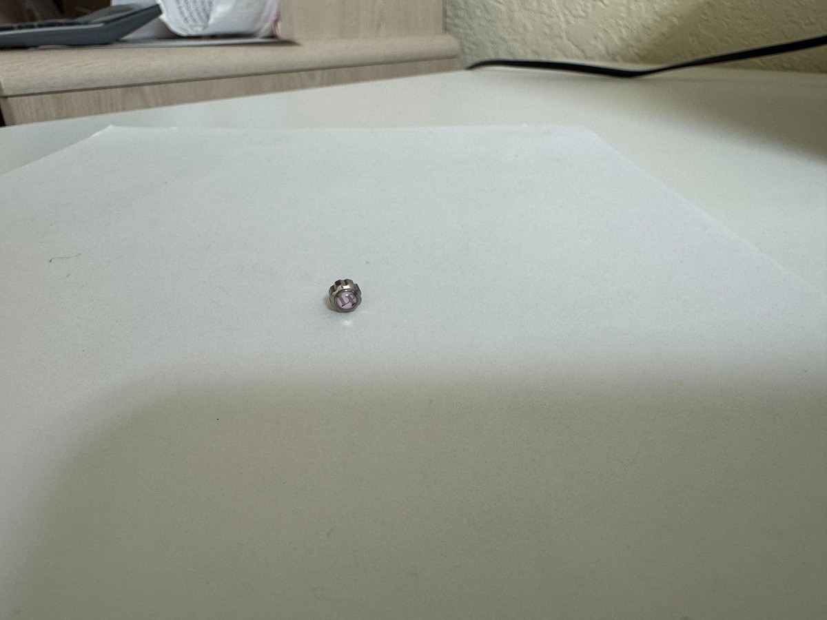 Lucien Piccard 6mm screw down crown ceramic top