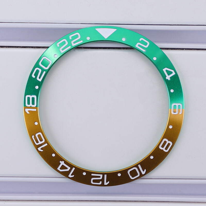 38mm X 30.7mm X 1.8mm Ceramic bezel Suitable For Modifying GMT Bicolor bicolor