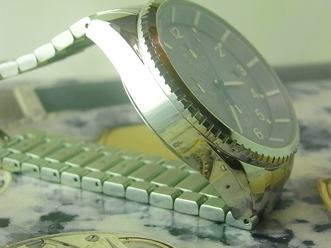 44MM ESQ BY MOVADO CATALYST CHRONO SALESMAN SAMPLE DEMO WATCH (without movement)