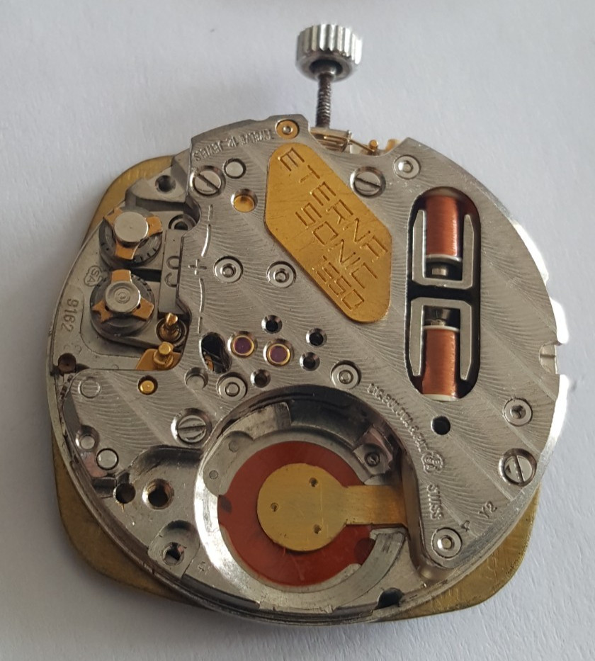 Eterna Sonic Caliber 1550 (ESA Caliber 9162) Wristwatch & Strap For Parts
