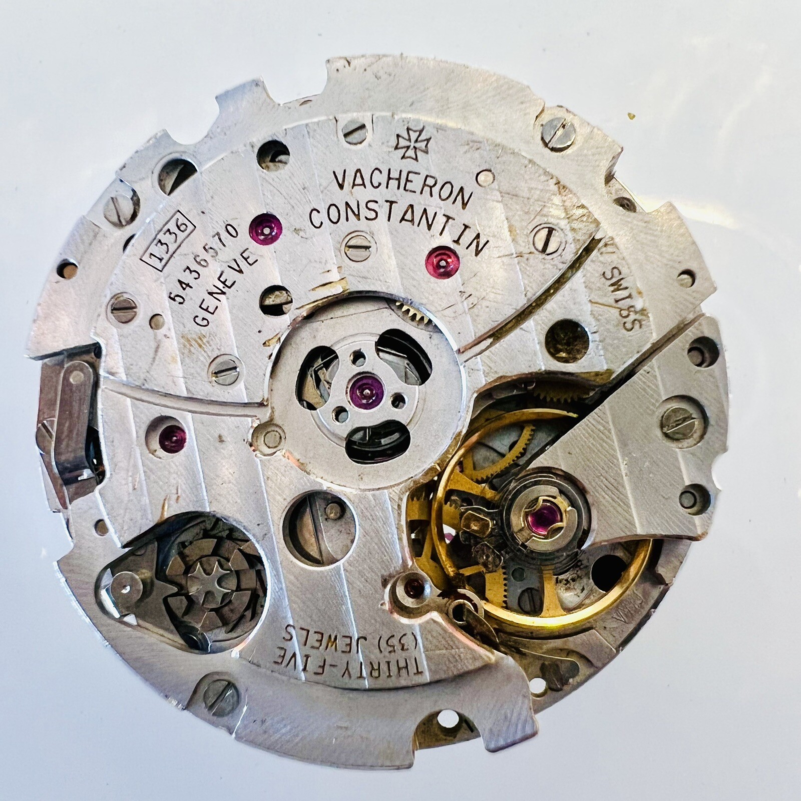 Genuine vacheron constantin 1336 Incomplete Movement For Parts Or Project