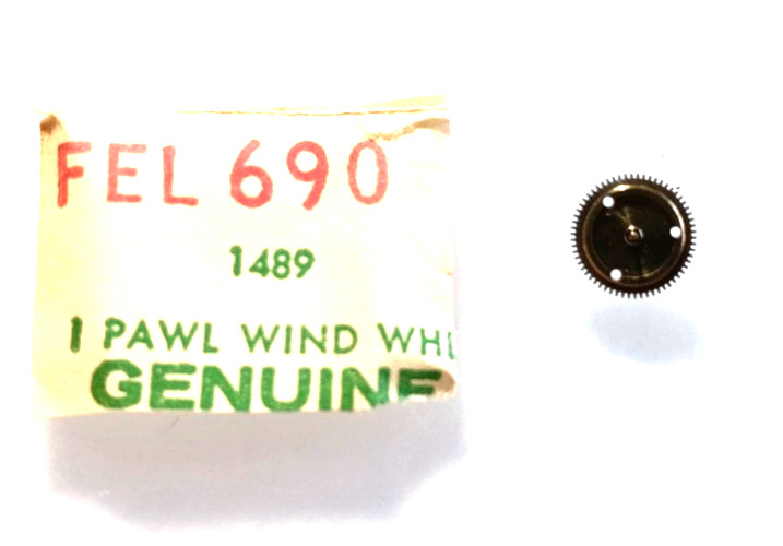 Felsa 690 Pawl Winding Wheel watch part #1489