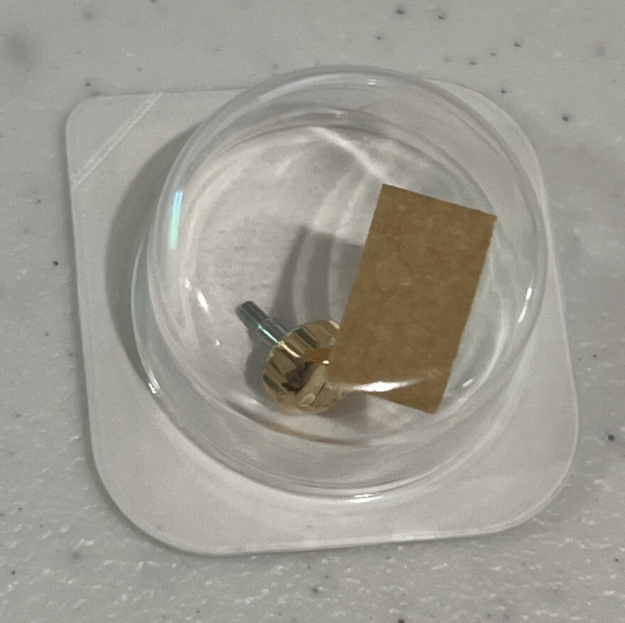 Rolex Crown 24-531-3 Authentic Original Yellow Gold New Sealed