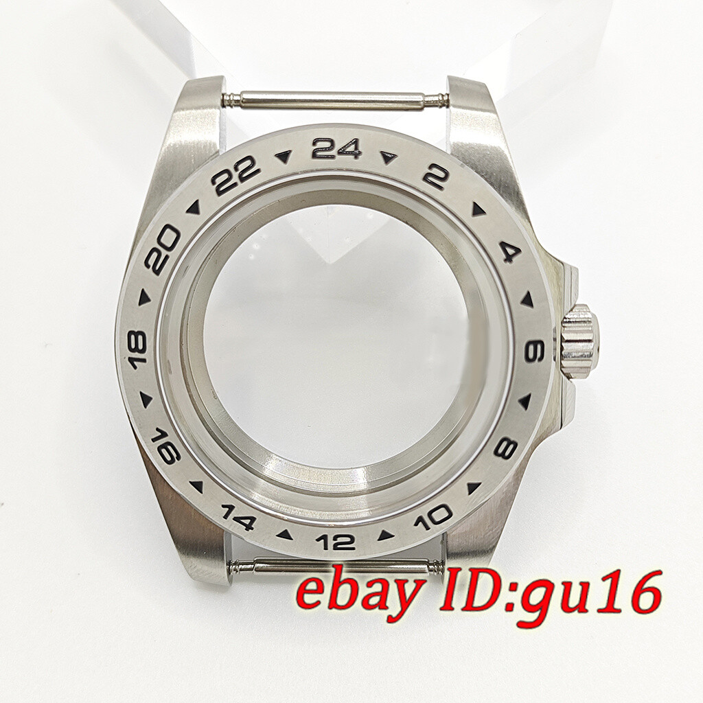 39mm Sapphire glass Watch case fit NH35 NH36 PT5000 2836 Miyota 8215 821A