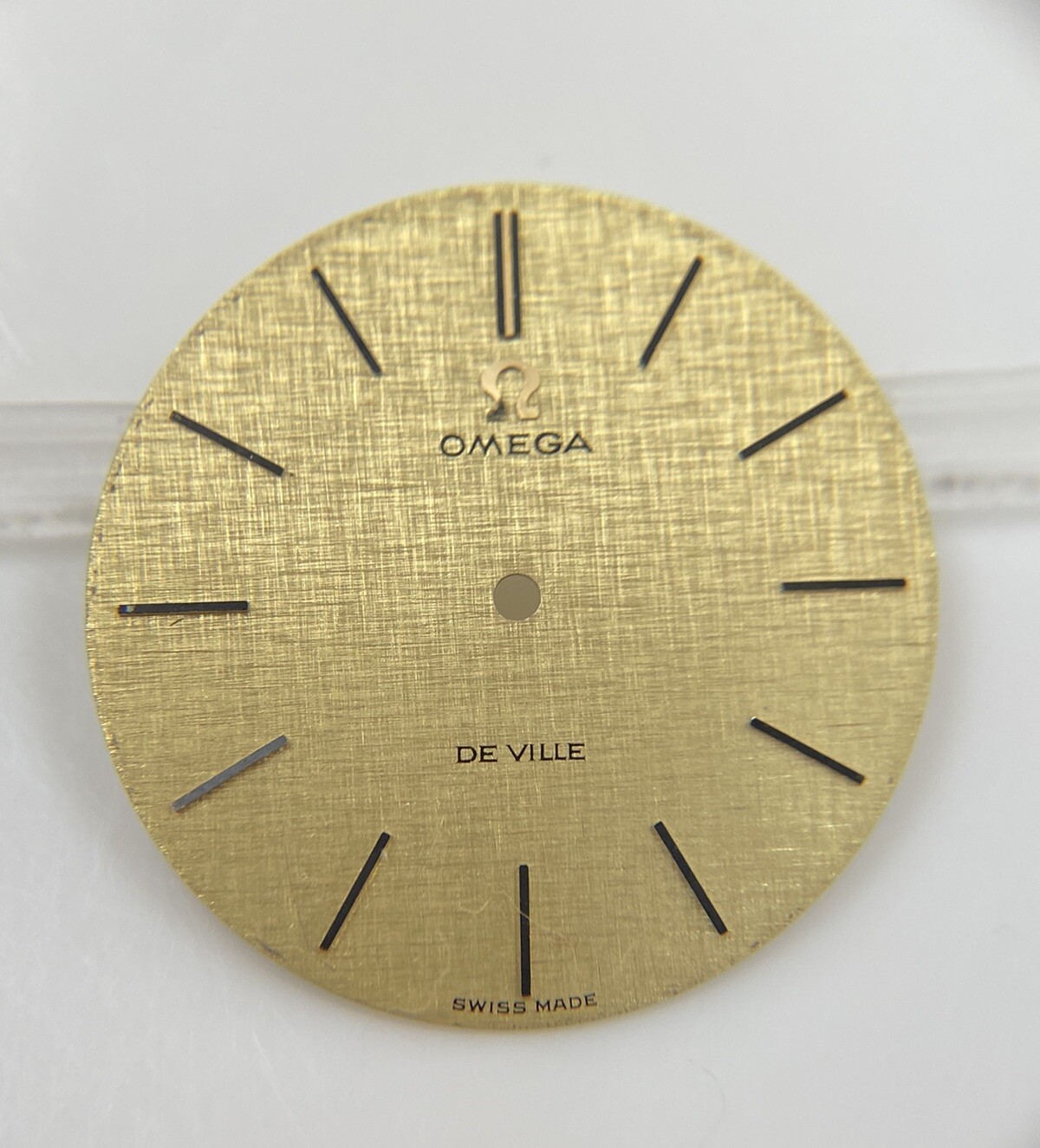 Original Omega De Ville Cal. 620 Gold Linen Color 27.5mm Dial