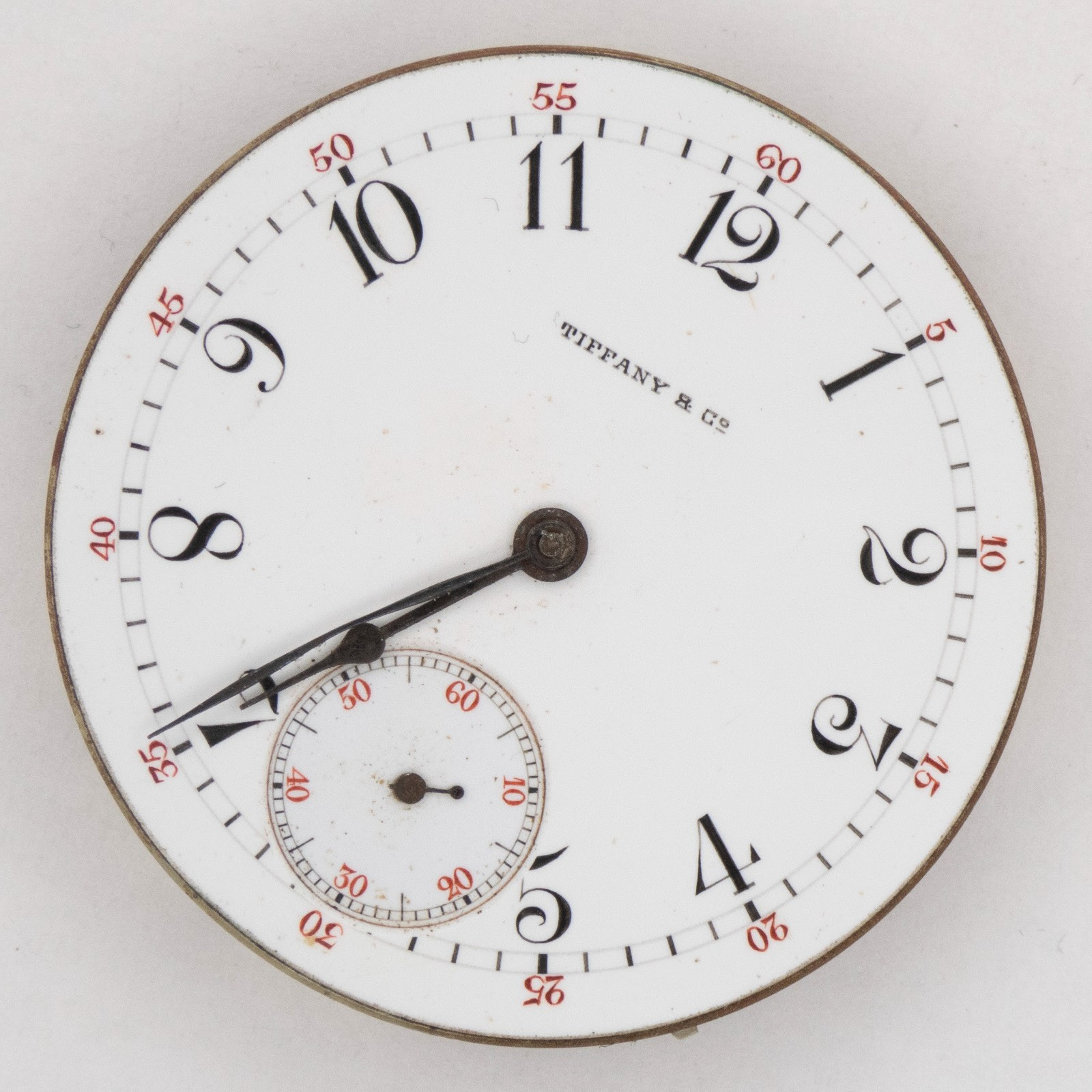 Patek Philippe for Tiffany 39.1 x 7.8 mm Antique Pocket Watch Movement
