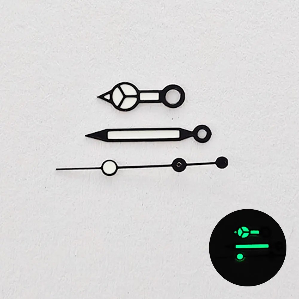 1set Luminous Watch Hands Kit for NH35 NH36 Seiko Diver Mods for Seiko Part