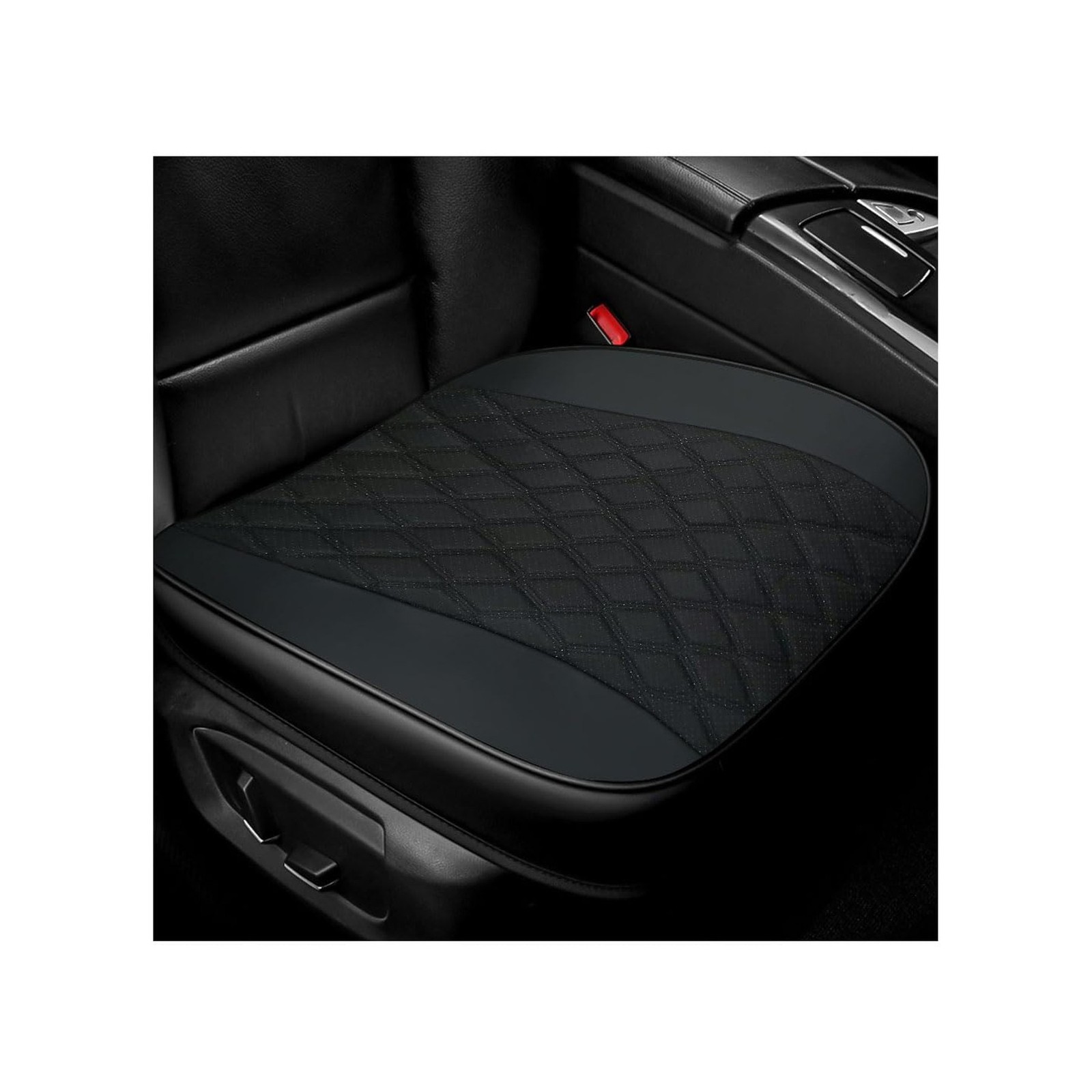 Car Front Seat Cover, 21″×22″ Luxury PU Leather Auto Seat Protectio… Fast