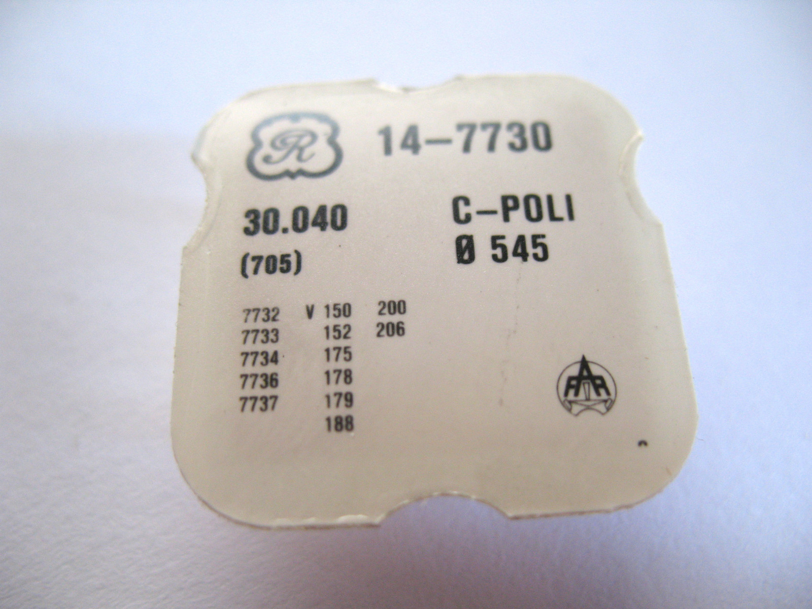 VALJOUX 7733,7730,7736 VENUS 150,175,178,179,188 ESCAPE WHEEL PART 705