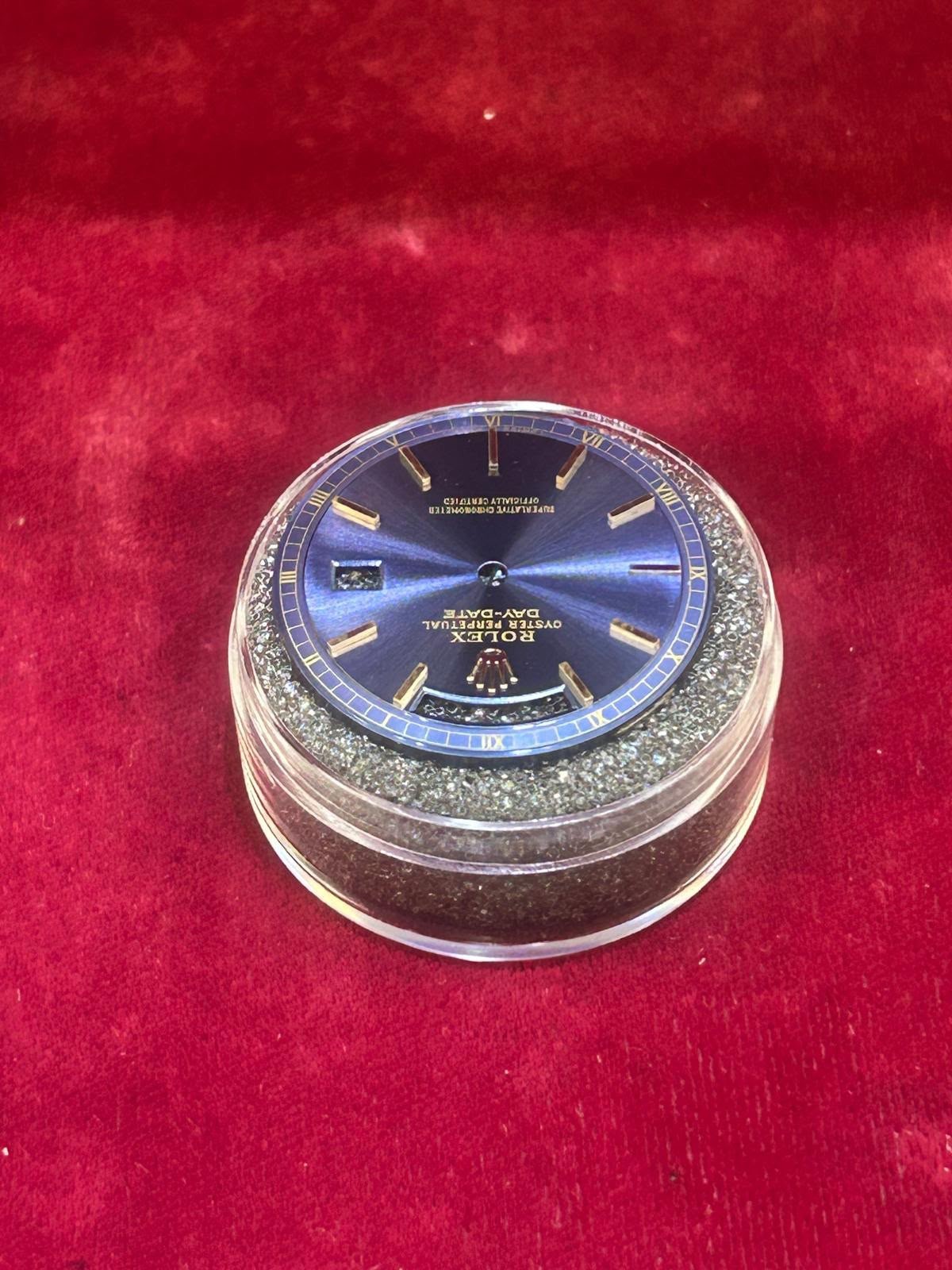 Rolex NonQuick 36mm Day-Date Custom Blue Stick Dial For References 1803-1807