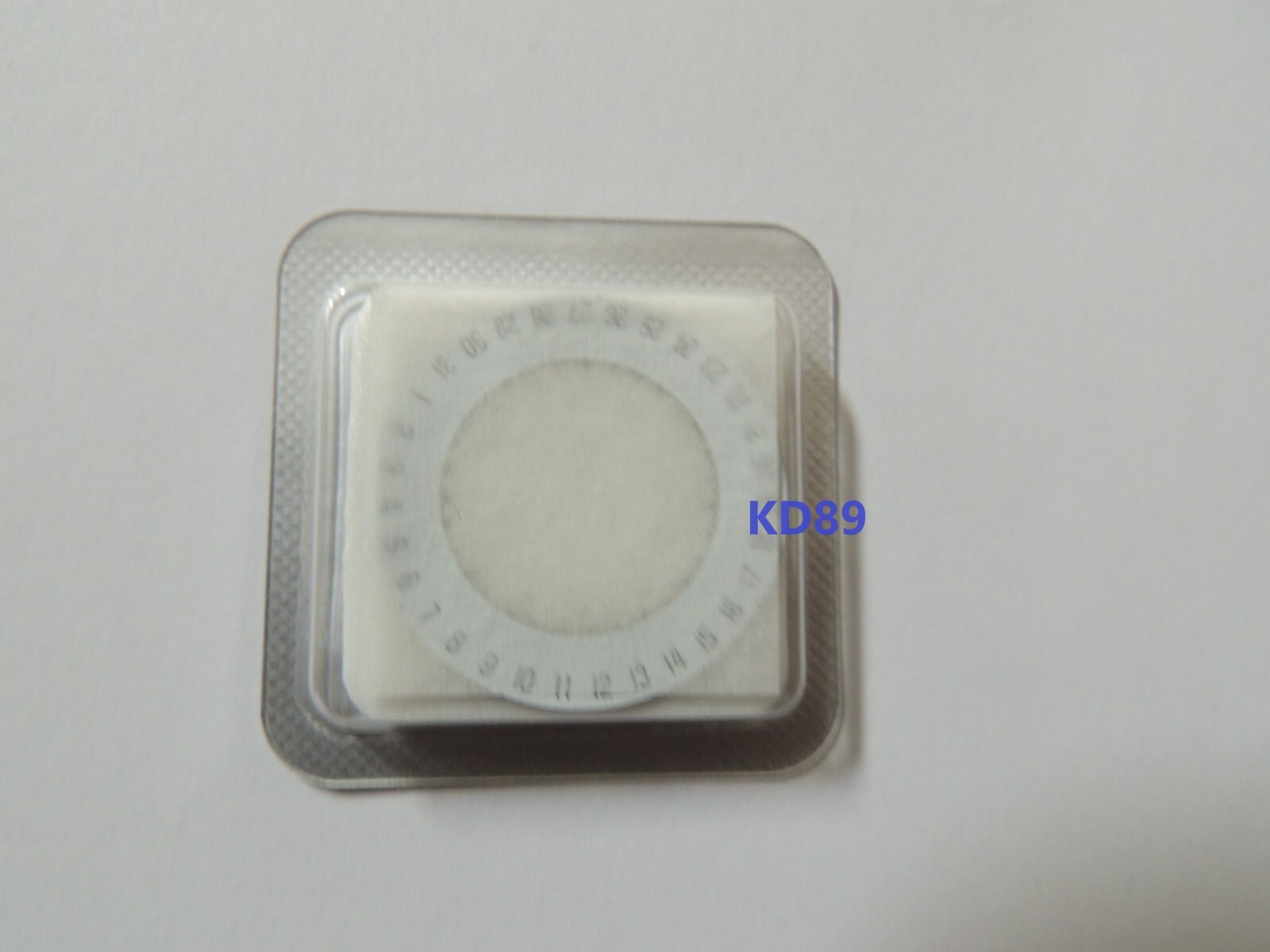 ETA 251.262 251.272 date disc LITTLE BLACK 6H swiss made in original packaging