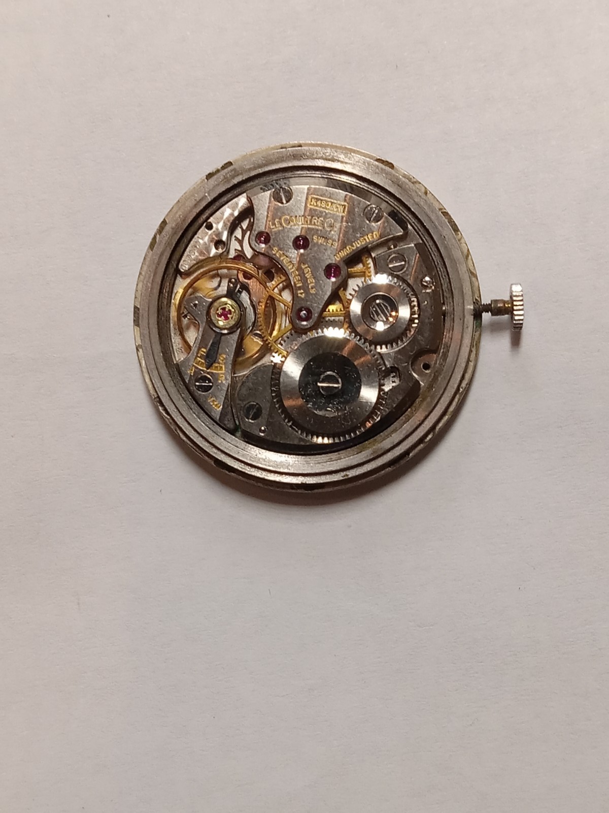 jaeger lecoultre W.movement Mystery Dial With Diamonds Real White Natyral Mens