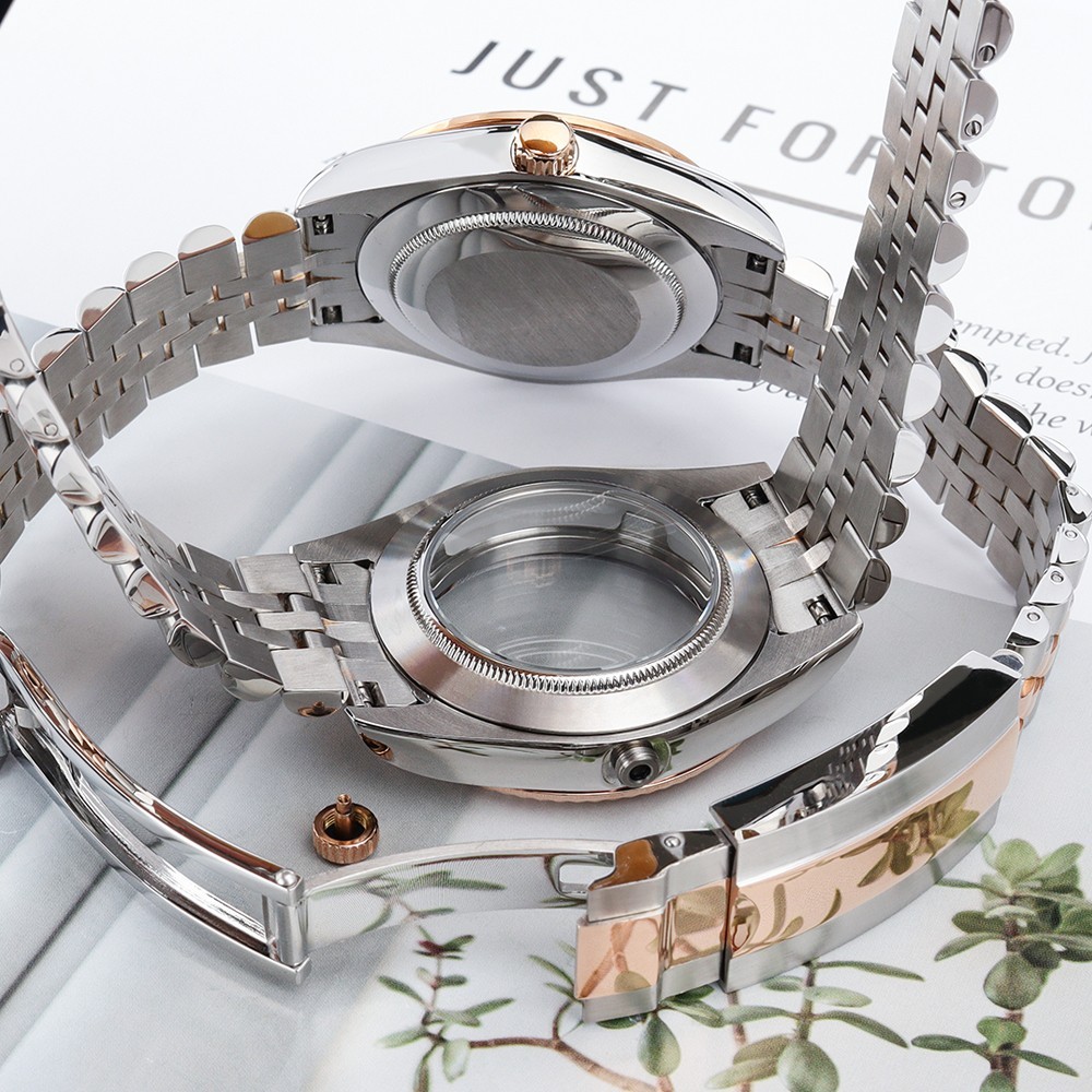36mm/39mm Oyster NH35 Watch Case Domed Bezel 10ATM For Seiko NH35 36 Miyota 8215
