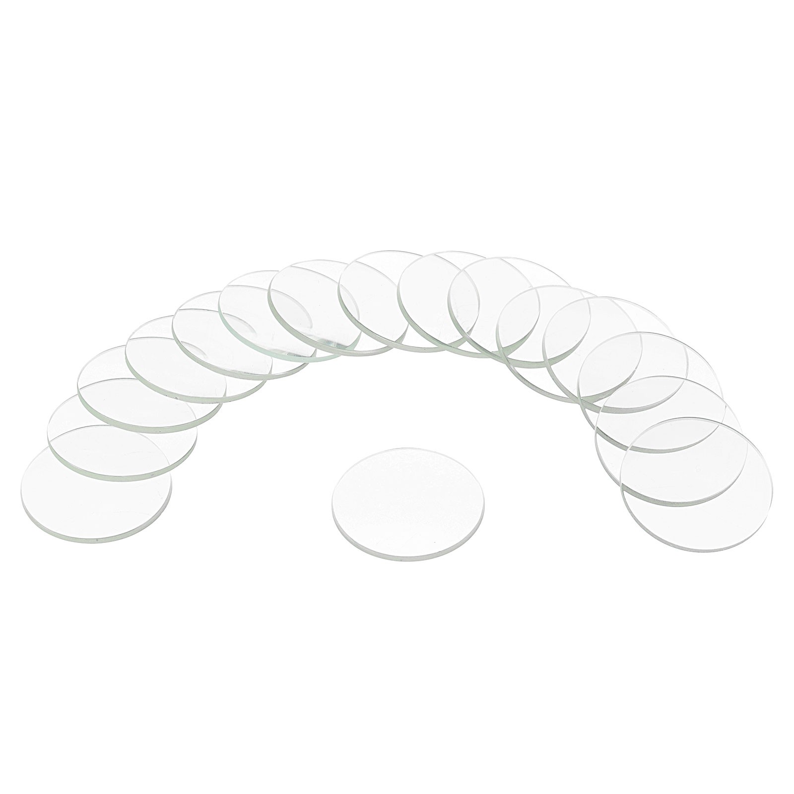 16pcs Watch Crystal Glass Lens 28mm Single Dome Round Glass Watch Face Crystal