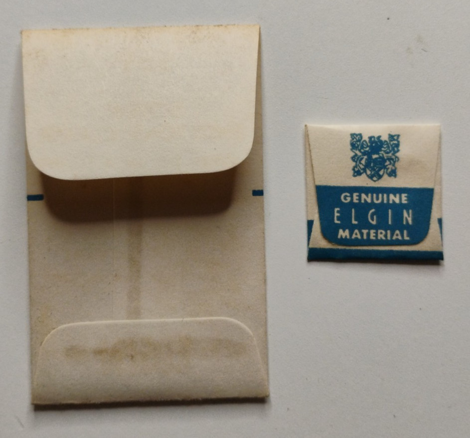 ELGIN 556 3-Screw, Endstone Clamp Upper Pallet Genuine OEM Watch Parts