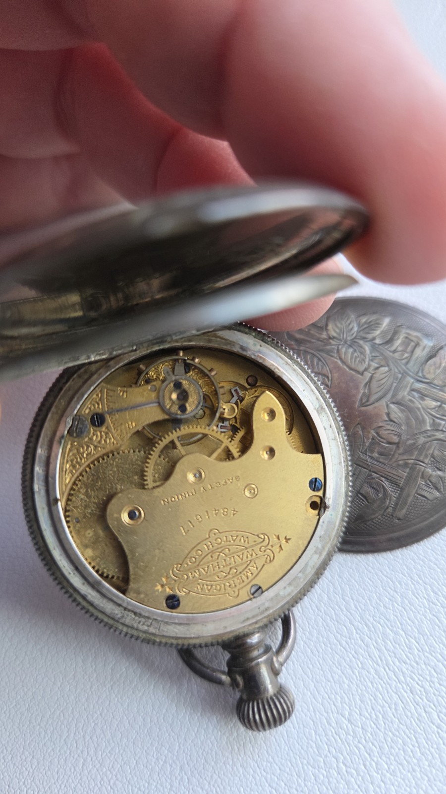 Waltham 1891 Ladies Pocket Watch 0s 7j Grade M Mdl 1882 Gold Filled Demi Hunter
