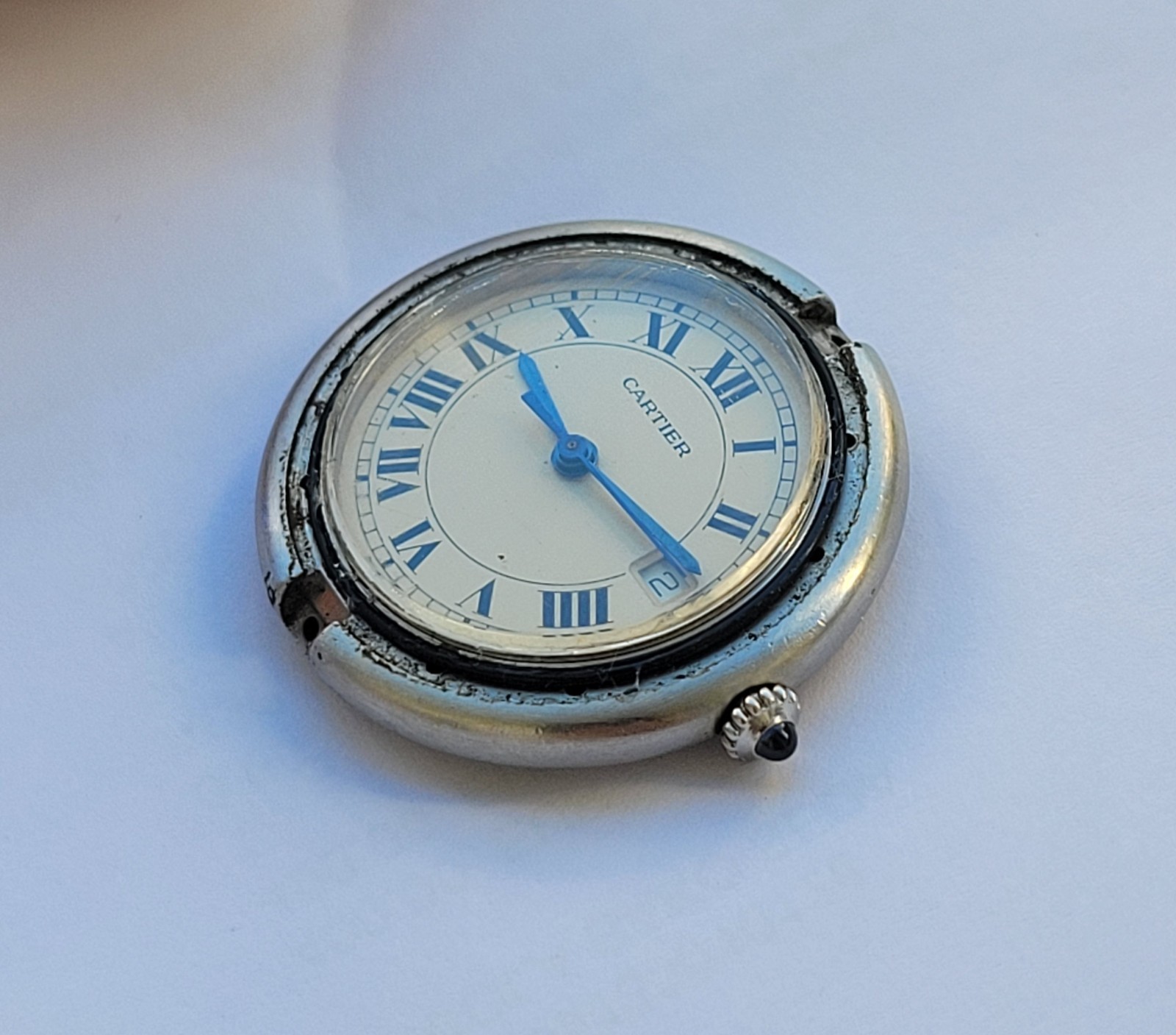 Original Cartier Panthere Quartz cal 157 Movement ladies 30mm for parts