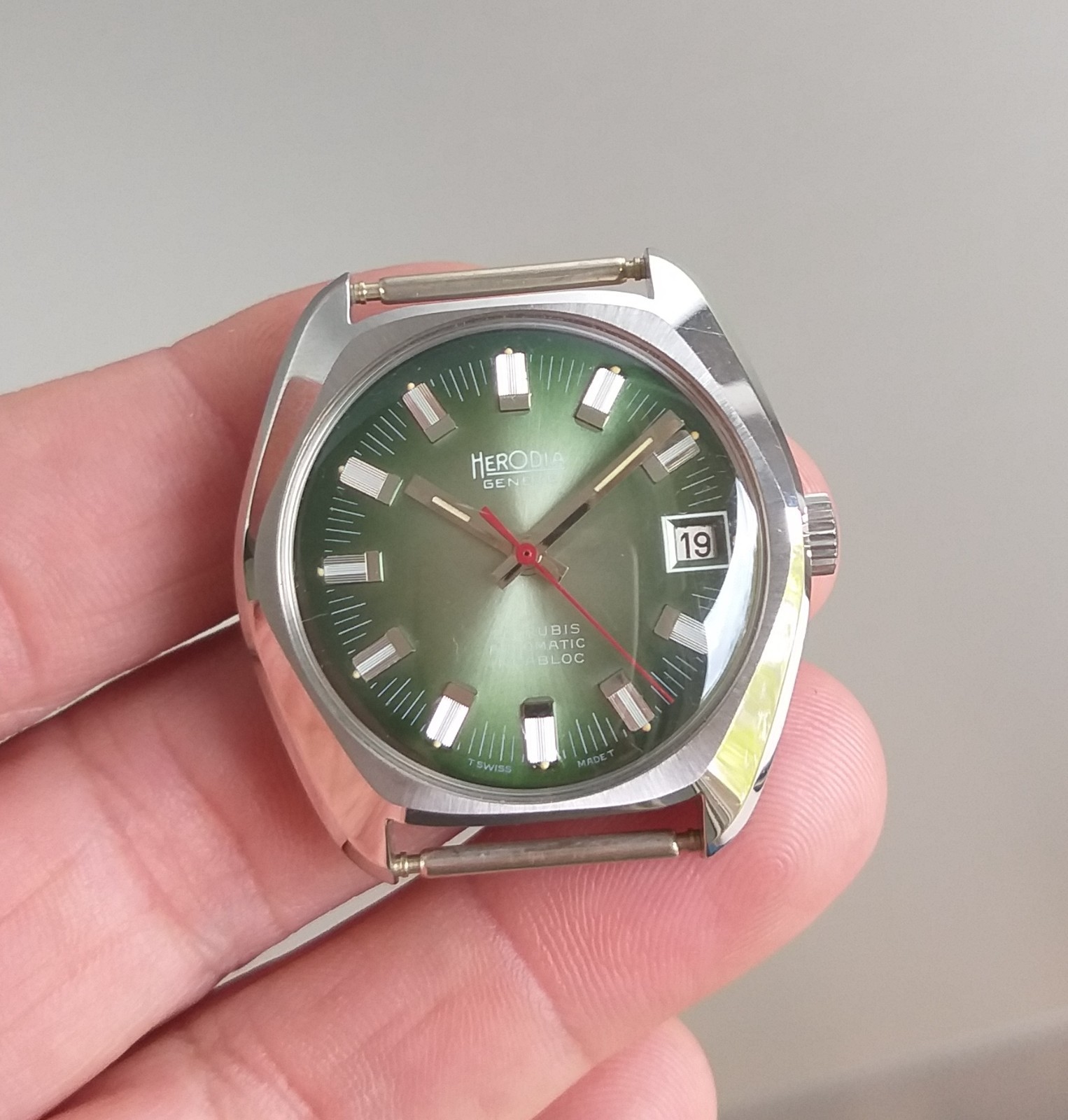 ETA 2452 Automatic Project Watch 34mm Steel Case + Dial & Hands NOS 1970’s