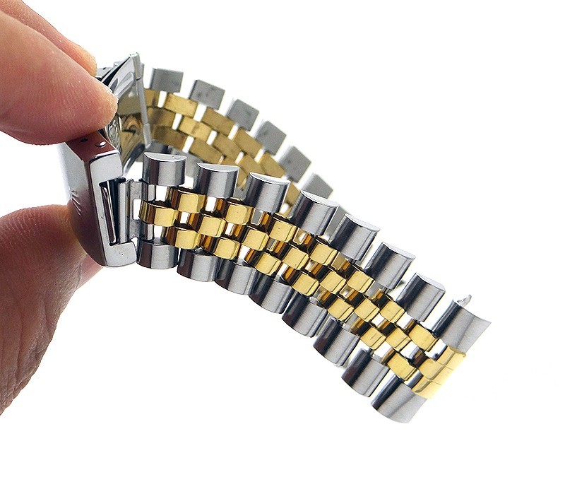 Genuine Rolex Datejust 18k Gold SS 20mm Watch Bracelet 62523 H-18 Clasp T5 1995