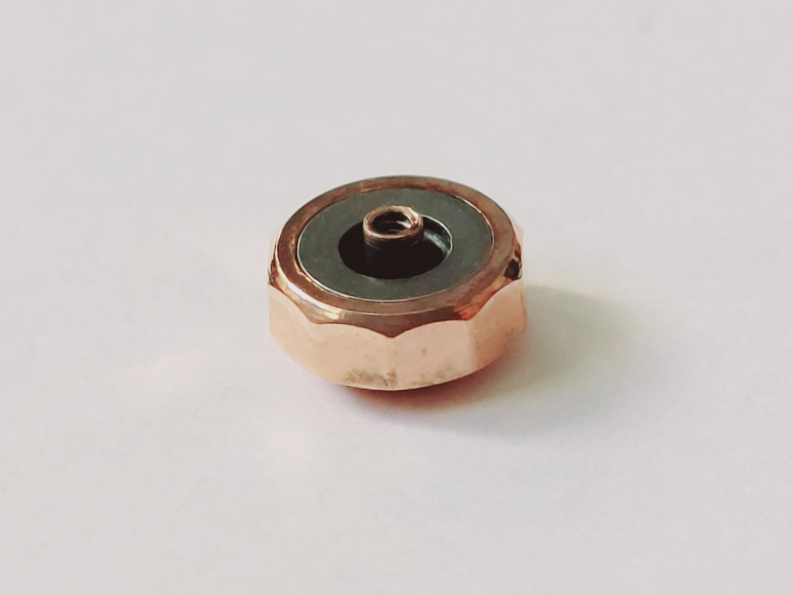 OMEGA ROSE GOLD PLATED WATCH CROWN KEYS. (5mm X 2.5mm ) (OC-77)