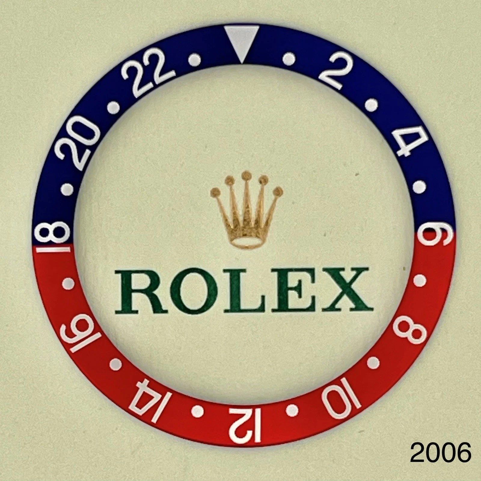 Vintage Factory Original Pepsi Bezel Insert for Rolex GMT Master 1675 16750