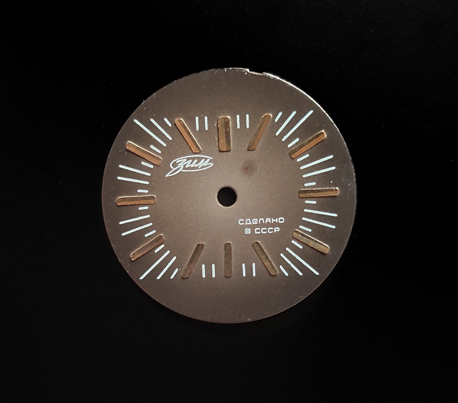 Very Rare Zim Dial for early Baker Case Pobeda 2608 from timekeeping Vintage